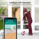 ვიდეო სათვალთვალო კამერა Blurams A11C-K Wireless Camera Lite + Solar Panel Kit, 2K 3MP, Wi-Fi, 5200mAh, 2-Way Audio, Color Night Vision, Works with Alexa, White