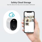 ვიდეო სათვალთვალო კამერა Blurams A11C-K Wireless Camera Lite + Solar Panel Kit, 2K 3MP, Wi-Fi, 5200mAh, 2-Way Audio, Color Night Vision, Works with Alexa, White