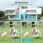 ვიდეო სათვალთვალო კამერა Blurams A11C-K Wireless Camera Lite + Solar Panel Kit, 2K 3MP, Wi-Fi, 5200mAh, 2-Way Audio, Color Night Vision, Works with Alexa, White