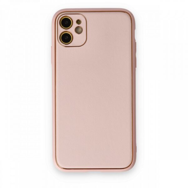 iPhone 12 Case Coco Leather Silicone Cover, ტყავის სტრუქტურის ქეისი