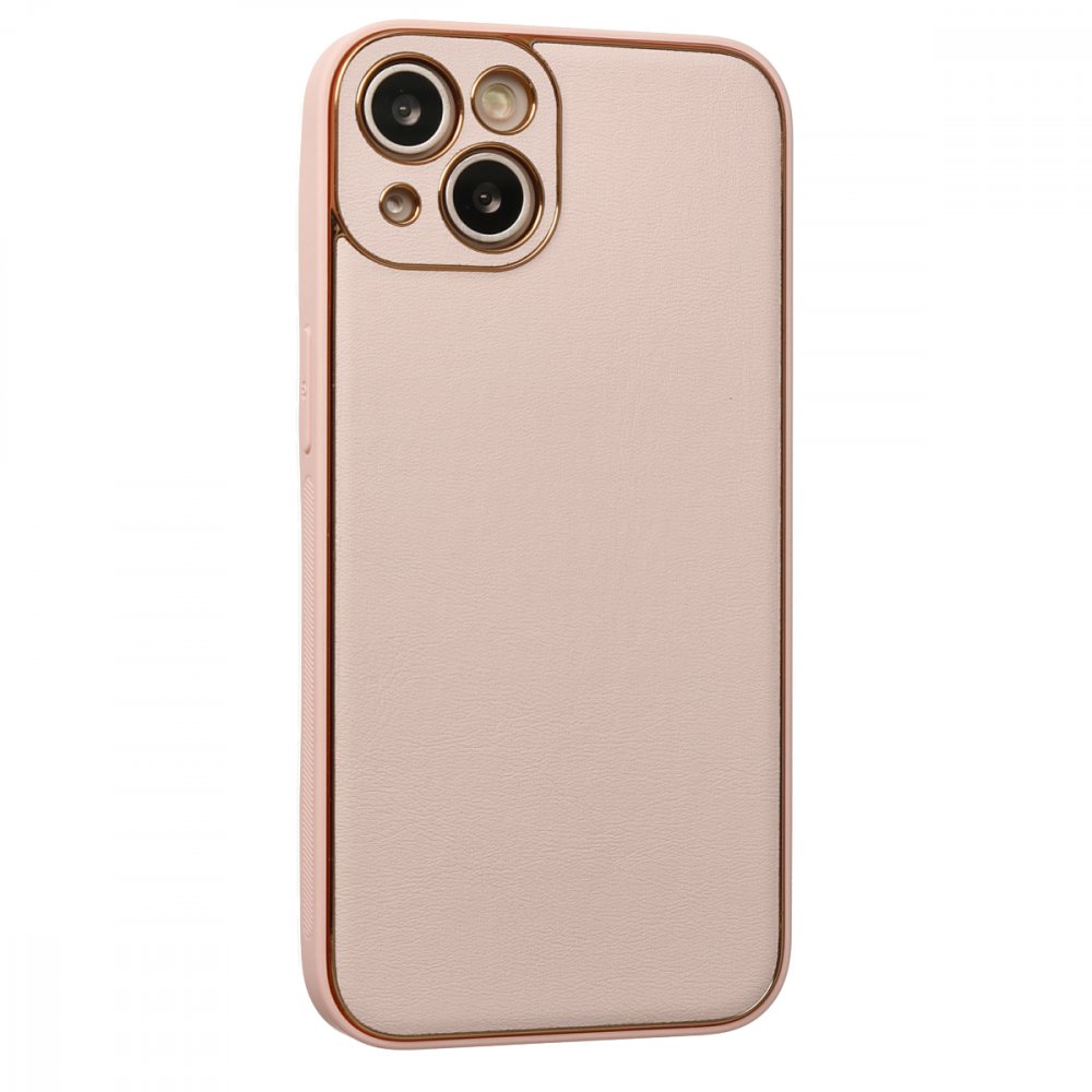 iPhone 13 Pro Max Case Coco Leather Silicone Cover, ტყავის სტრუქტურის ქეისი