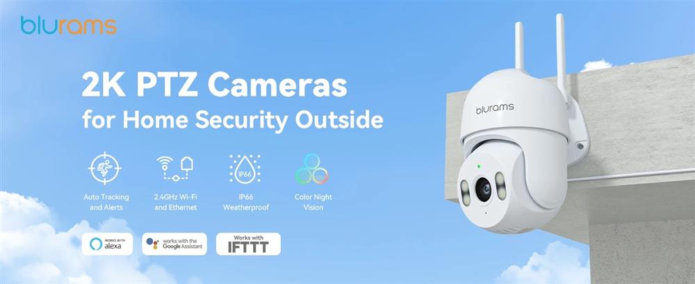 ვიდეო სათვალთვალო კამერა Blurams S20C Omni, Wireless Outdoor Security Camera, White