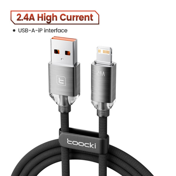 Toocki Crystal Aluminum USB To Lightning Cable