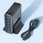 USB-C დამტენი Toocki 3-Ports 67W GaN Wall Charger, TCT67A-XRB01, USB-A, 2 x USB-C, Black