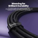 USB კაბელი Toocki Metal Zinc Alloy Purple Cable USB C To Lightning, 27W, 1M, TXCTL XY2A05 Bla