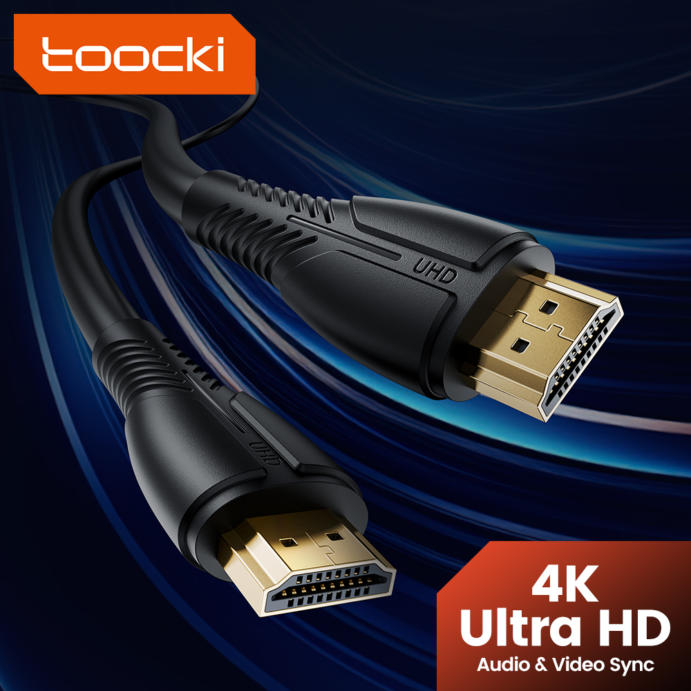 HDMI კაბელი Toocki HDMI Cable 4K 60hz High-Definition Version hd 2.0 cables, 1M, Black, TXCHH4-JKC01