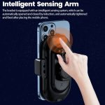 უსადენო დამტენი TOOCKI A7 Wireless Car Charger 15W Fast Charging Auto-Clamping Air Vent Cell Phone Holder, TZJCZ-A701, Black