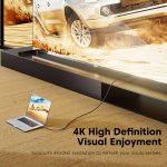 HDMI ადაპტერი Toocki Type C To HDMI Cable, 4K HDMI, 15cm, Grey, TXCH