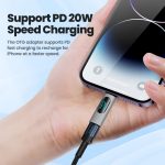 OTG ადაპტერი Toocki 20W OTG 480Mbps USB C To Lightning Adapter Converter, TZJTLC XB0G,