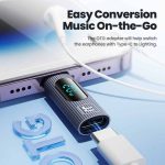 OTG ადაპტერი Toocki 20W OTG 480Mbps USB C To Lightning Adapter Converter, TZJTLC XB0G, G