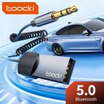 აუდიო ადაპტერი TOOCKI USB to Aux Car Bluetooth 5.0 Receiver Audio Adapter, TBT01 YS01 Bla