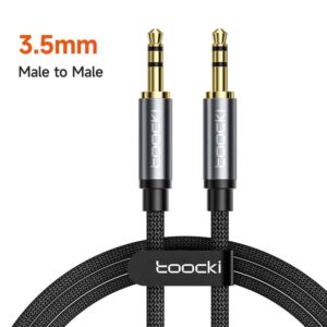 აუდიო კაბელი TOOCKI 3.5mm Male to Male AUX Audio Cable 3