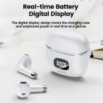 ყურსასმენი Toocki Wireless Bluetooth 5.3 Earphone, 35mAh, TTWS V06A01, Blac