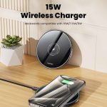 უსადენო დამტენი Toocki desktop wireless charger 15W, TWXZM AX01, Black 1