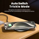 უსადენო დამტენი Toocki desktop wireless charger 15W, TWXZM AX01, Black 2