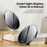 უსადენო დამტენი Toocki desktop wireless charger 15W, TWXZM AX01, Black 3