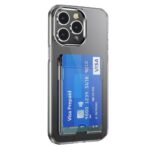 iPhone 15 Pro Max Transparent Card Case, გამჭვირვალე ბარათის ჩასადებით ქეისი