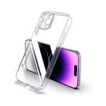 iPhone 16 Pro Max Lux Clear Case გამჭვირვალე სილიკონის ქეისი