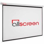 პროექტორის ეკრანი ALLSCREEN MANUAL PROJECTION SCREEN 221X125CM HD FABRIC CWP 100169