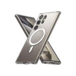 სილიკონის ქეისი Transparent Case with Magsafe Samsung Galaxy S24 Ultra