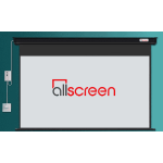 პროექტორის ელექტრო ეკრანი ALLSCREEN ELECTRIC PROJECTION SCREEN 200X200CM HD FABRIC CMP 8080B WITH REMOTE CONTROL 110 inch