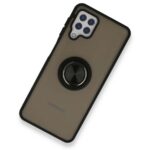 Samsung Galaxy A22, Galaxy M22, Galaxy M32 Montreal Ring სილიკონის ქეისი ბეჭდით - ცისფერი