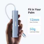 USB C ჰაბი UGREEN CM478 (35581), USB, USB C, HDMI, HUB, Blue 4