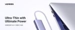 USB C ჰაბი UGREEN CM478 (35582), USB, USB C, HDMI, HUB, Purple