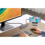 USB C ჰაბი UGREEN CM511 (20956A), Type C, USB, HDMI, TFSD, Hub, Grey 7