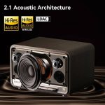 დინამიკი Edifier D32, 60W, Bluetooth, USB C, AUX, Speaker, Black Walnu