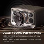 დინამიკი Edifier D32, 60W, Bluetooth, USB C, AUX, Speaker, Black Walnut 5