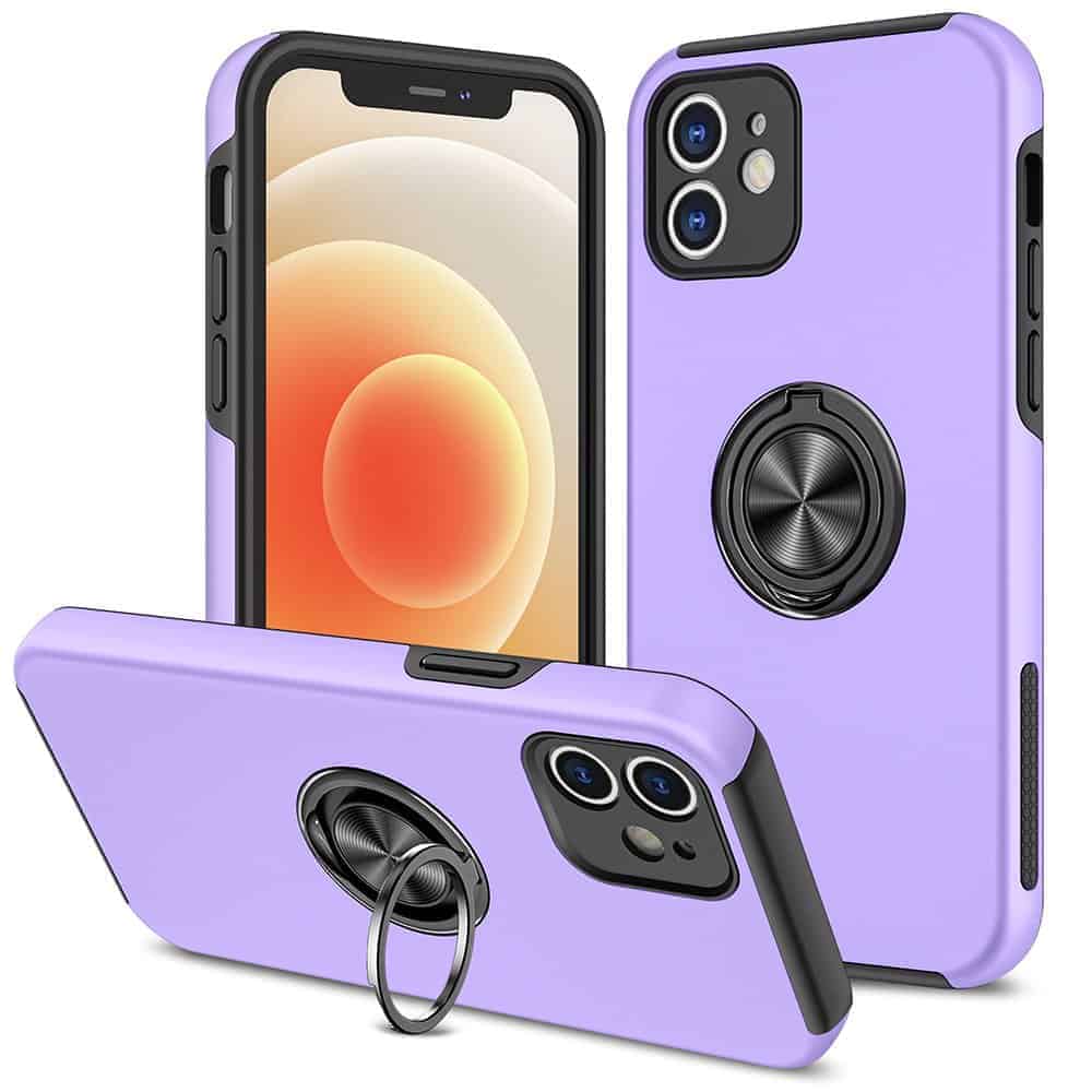 iPhone 12 Elit Ring Case სილიკონის ქეისი ბეჭდით 3