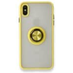 iPhone X, iPhone Xs Montreal Ring სილიკონის ქეისი ბეჭდით - ლურჯი