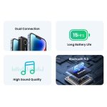 Bluetooth მიმღები UGREEN CM596 (90748), Bluetooth, AUX, Car Adapter, Black 1