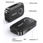 Bluetooth მიმღები UGREEN CM596 (90748), Bluetooth, AUX, Car Adapter, Black 3