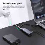 UGREEN USB C to 3 x USB 3.0+RJ45+Micro USB Multifunction 1