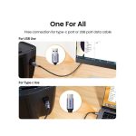 USB ადაპტერი UGREEN US382 (20120), USB B To USB C, Adapter