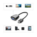 ადაპტერი UGREEN MM105 (40253) HDMI to VGA converter without Audio Blac