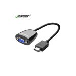 ადაპტერი UGREEN MM105 (40253) HDMI to VGA converter without Audio Black