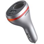 მანქანის დამტენი UGREEN CD204 (60712), 84W, USB, Type C, Grey 1