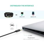 პრინტერის კაბელი UGREEN US241 (80811), USB C Male To USB B 2.0 Male, Printer Cable, 1M, Black 5