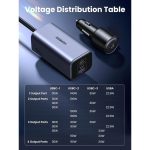 მანქანის დამტენი UGREEN EC706 (35571), 150W, Type C, USB, Car Charger,