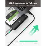 usb c adapteri ugreen cm321 70616 usb c 3 0 to 2 5 inch sata converter 50cm black