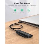 usb c adapteri ugreen cm321 70617 usb c 3 0 to 2 5 inch sata converter 50cm black