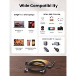 usb kabeli ugreen us323 70540 60w right angle usb type c to usb type c angled 2m blackgrey