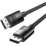 ვიდეო კაბელი UGREEN DP114 (80393), 8K, DisplayPort To DisplayPort, 2m, Black