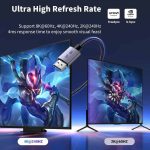 ვიდეო კაბელი UGREEN DP120 (25906), 8K, DisplayPort to DisplayPort, 3m,