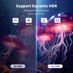 ვიდეო კაბელი UGREEN DP120 (25906), 8K, DisplayPort to DisplayPort, 3m, GreyBl