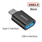 OTG ადაპტერი Toocki OTG USB 3.0 to Type C Adapter Converter, Black,