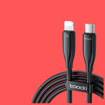 USB კაბელი Toocki USB C To Lightning, PD 27W, 1.2M, TXCTL RL02M, Black